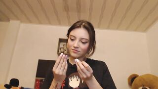 Colombian nerdy bimbos with adorable face dreams of becoming your
