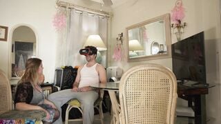 Stepson gets sex while watching vr porn