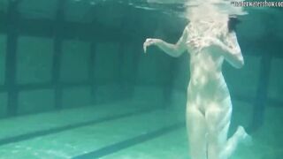 Tiniest sexiest horniest babes swim and masturbate