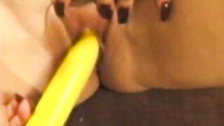 two lesbians are licking and screwing each other’s cunts with sex toy