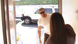 Fit hunk offer blonde Bae a rubs, then she blows his tool