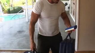 Fit hunk offer blonde Bae a rubs, then she blows his tool