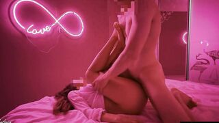 Adorable sluts blows my cock and fucks after party