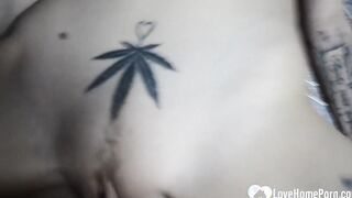 Upside down sixty-nine in rough twat shafting