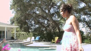 Spanisches Au Pair wird von Gastvater AO gefickt und besamt