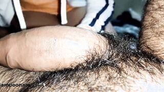 Hottie indian girlfriend Oral Sex and fucked with Hindi audio