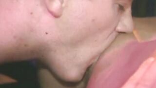 Crazy red head gets drilled rough and sprayed with cum