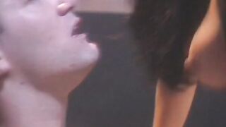 Male spy finger fucked lusty female spy's twat and asshole