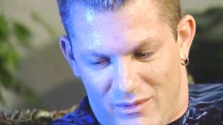 Blonde and dark haired whores got banged by 1 hunk