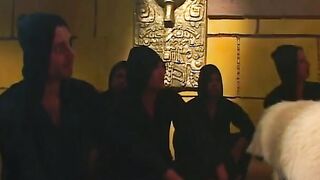 Beauty blonde gets screwed by stud during a ceremony