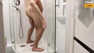 Caught Step Sister Surprised inside the Shower and Banged! her