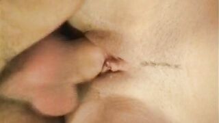 Blonde masturbates into the shower before fucking her hubby