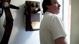 Dark Haired bends over to take it inside a doggy style position