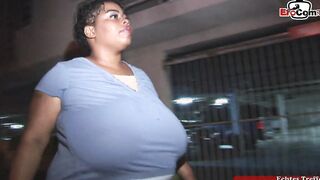Fat chubby african thot with long natural tits want the bbc