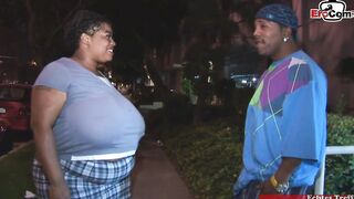 Fat chubby african thot with long natural tits want the bbc