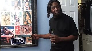 Chocolate doll loves feeling ebony schlong inside all her holes