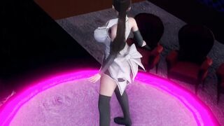 (MMD R18 HS2) THESE GIRLS LIKE TO DANCE SUCK AND SCREWED