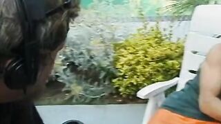 Dark Hair beach girlfriend blows, ride and gets drilled by bro