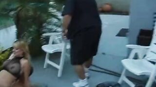 Dark Hair beach girlfriend blows, ride and gets drilled by bro