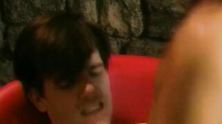 Slim dark haired gets her cunt filled with rough penis
