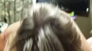 She can't suck enough dick