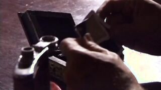 Women inside underwear screwed each other into bed by candlelight