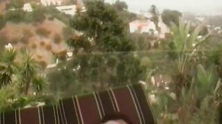 Huge cock fills up the bald young twat on this little blond