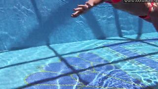 Poolside erotics with Mary Kalisy