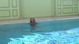 Poolside erotics with Mary Kalisy