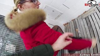 GERMAN AMATEUR SEXDATE INTO OUTSIDE pov WITH GLASSES mom