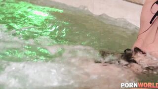 Filthy Landlords Welcomed Young Lovers for Wild Poolside Group Sex