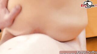 Slim blonde hoe pick up online for a meet and banged!