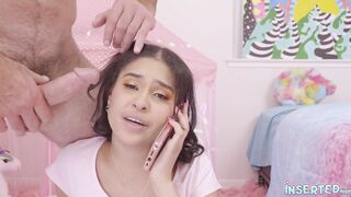 INSERTED Ryder Rey slips a sock inside it