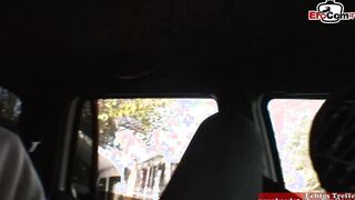 Blonde Teenie bimbo gets a jizzed on her tiny breasts from bbc