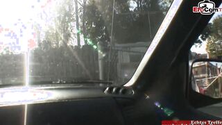 Blonde Teenie bimbo gets a jizzed on her tiny breasts from bbc