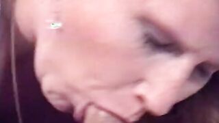 Vulgar pregnant woman asks man to come around and fucked her