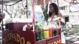 Ebony african thot gets a jizzed on her long butt from the bbc