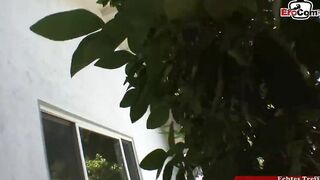 Dark Hair Old with huge Tits enjoy the bbcs from next door
