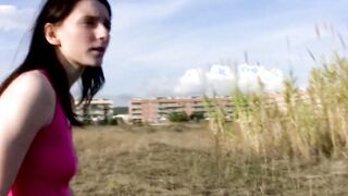 4k public reality porn with petite slender teenager