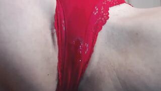 Pee close up inside underwear Performance underwear kinky