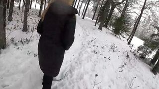 Hot inside the mid of the snow storm