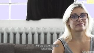 AMATEUREURO - Huge Butt Newbie First Time Goddess Casting Sex