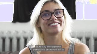AMATEUREURO - Huge Butt Newbie First Time Goddess Casting Sex
