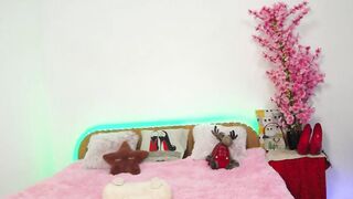 Pvc dress and heeled boots masturbating with sex toy and squ