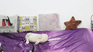 Anal huge vibrator and double penetration