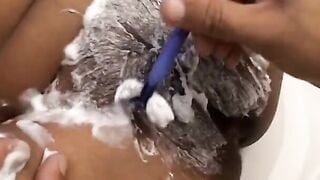 Latino shaves Hot's twat before giving her a super sexy plowed