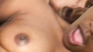 Ebony ladies are licking and fucking each other wild cunts