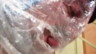 Marvellous blonde whore sucks big scene coated friend's penis