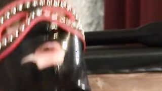 Good Women gets her tiny hole drilled rough on the floor
