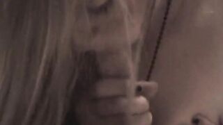 Penis hungry 18 year old gets on her knees